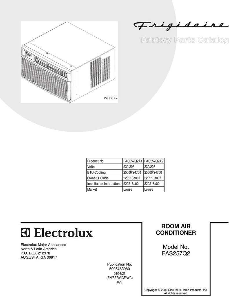 Frigidaire FAS257Q2 User manual