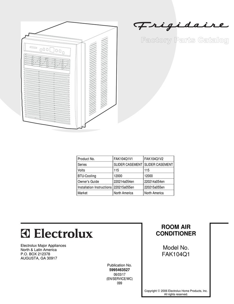 Frigidaire FAK104Q1V1 User manual