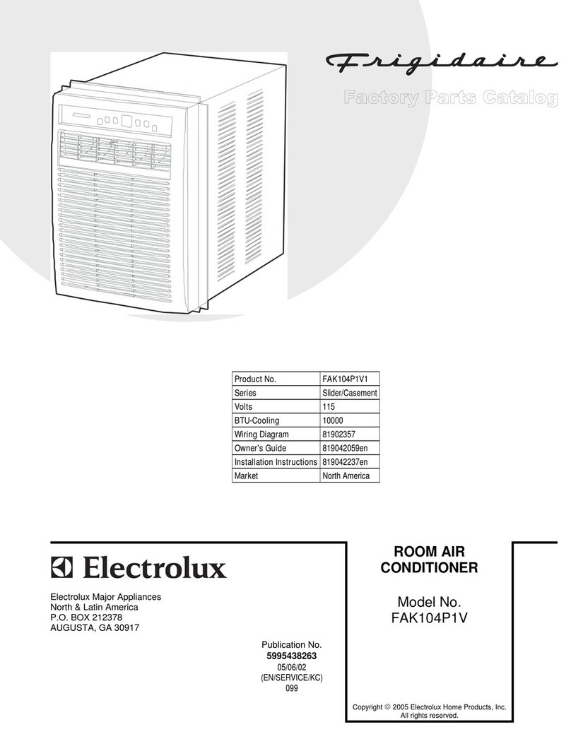 Frigidaire FAK104P1V User manual Frigidaire FAK104P1V User manual