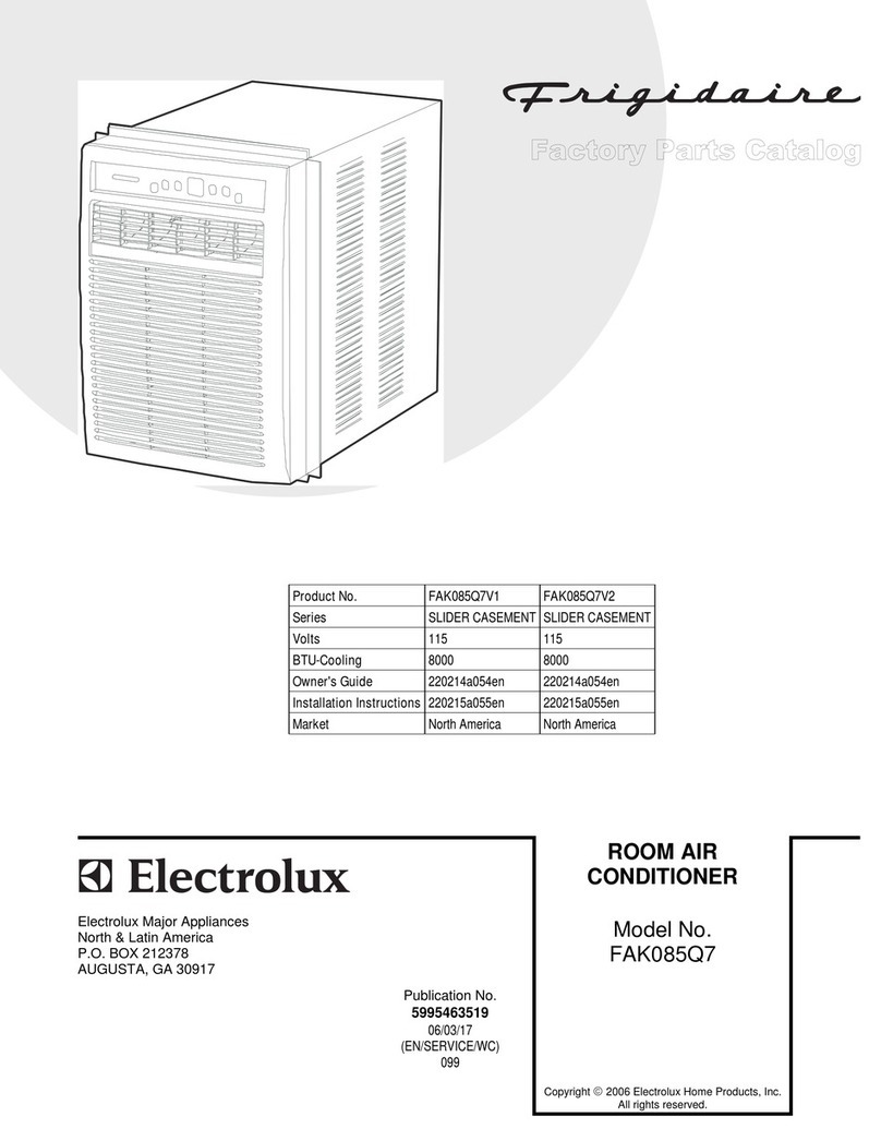 Frigidaire FAK085Q7V1 User manual