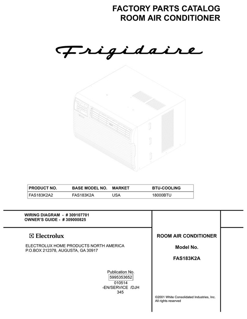 Frigidaire FAS183K2A2 User manual Frigidaire FAS183K2A2 User manual