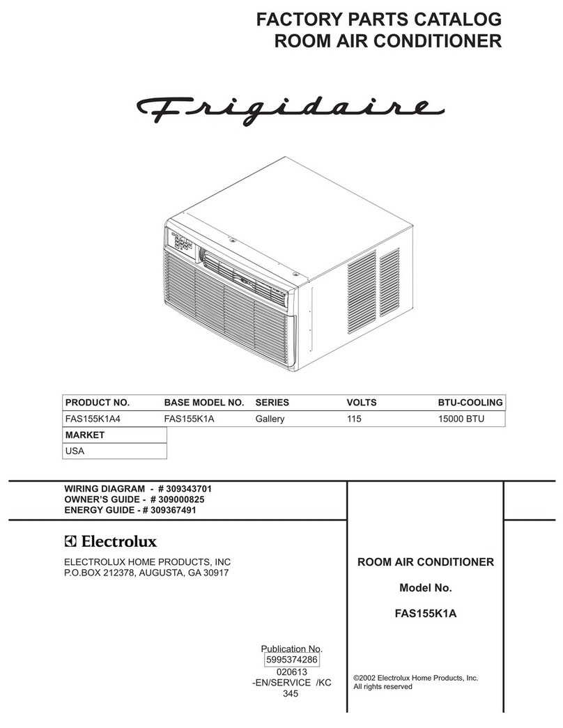 Frigidaire FAS155K1A4 User manual