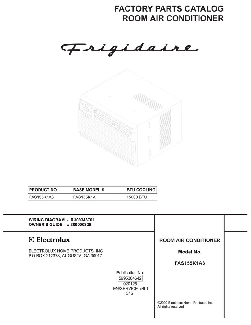 Frigidaire FAS155K1A3 User manual