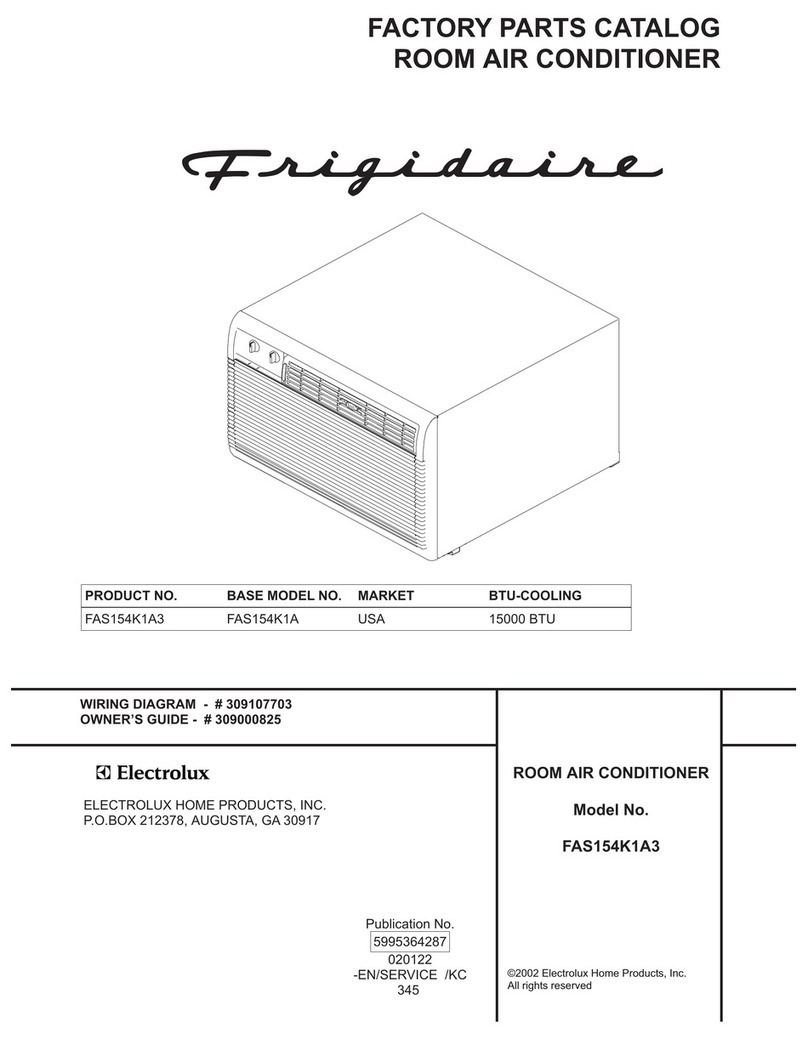Frigidaire FAS154K1A3 User manual