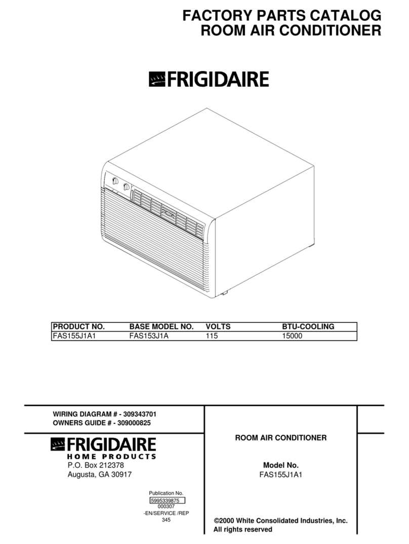 Frigidaire FAS155J1A1 User manual