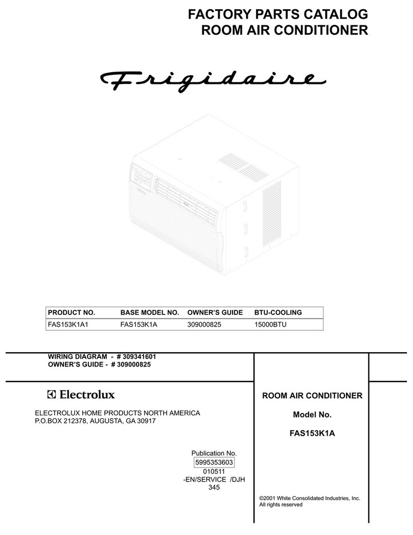 Frigidaire FAS153K1A1 User manual