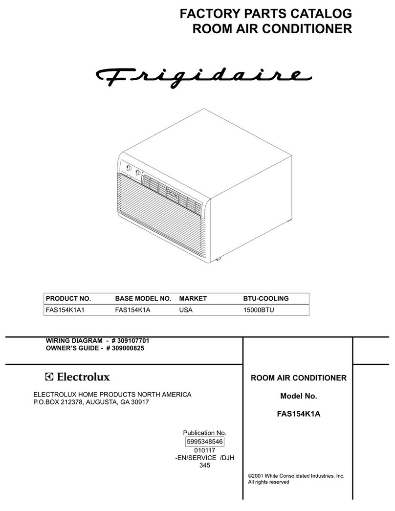 Frigidaire FAS154K1A User manual