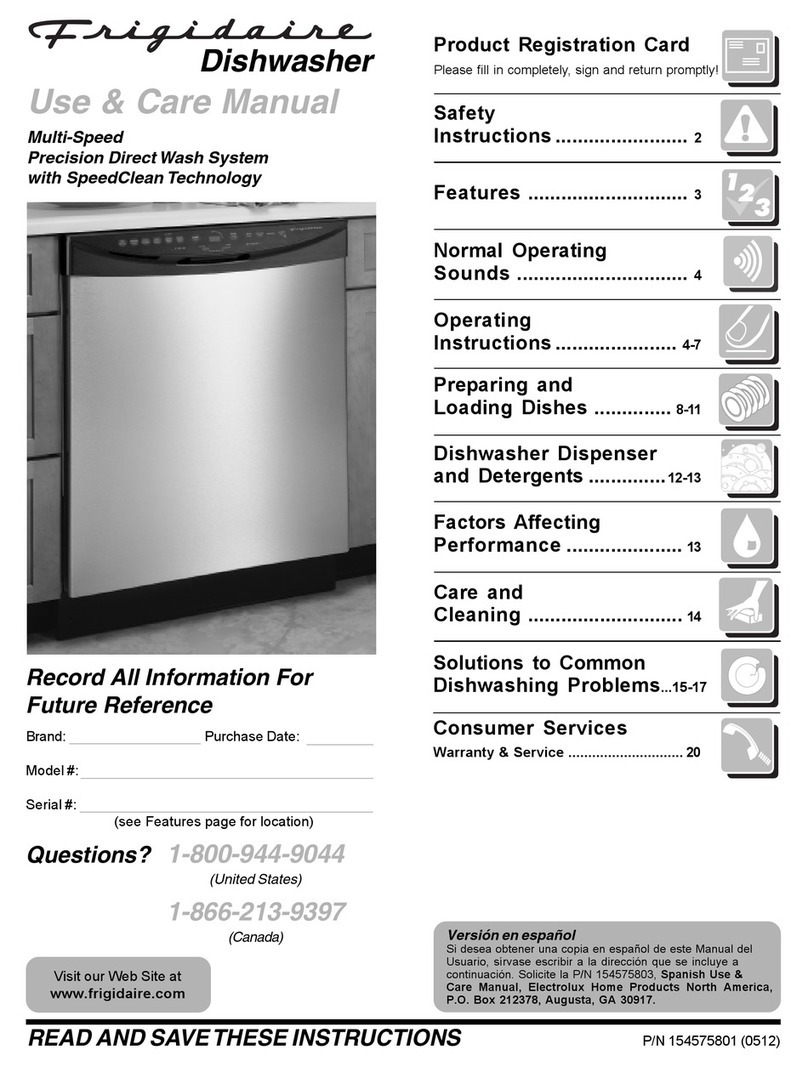 Frigidaire FDB2830CES0 User manual Frigidaire FDB2830CES0 User manual