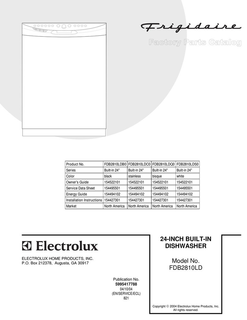 Frigidaire FDB2810LD User manual