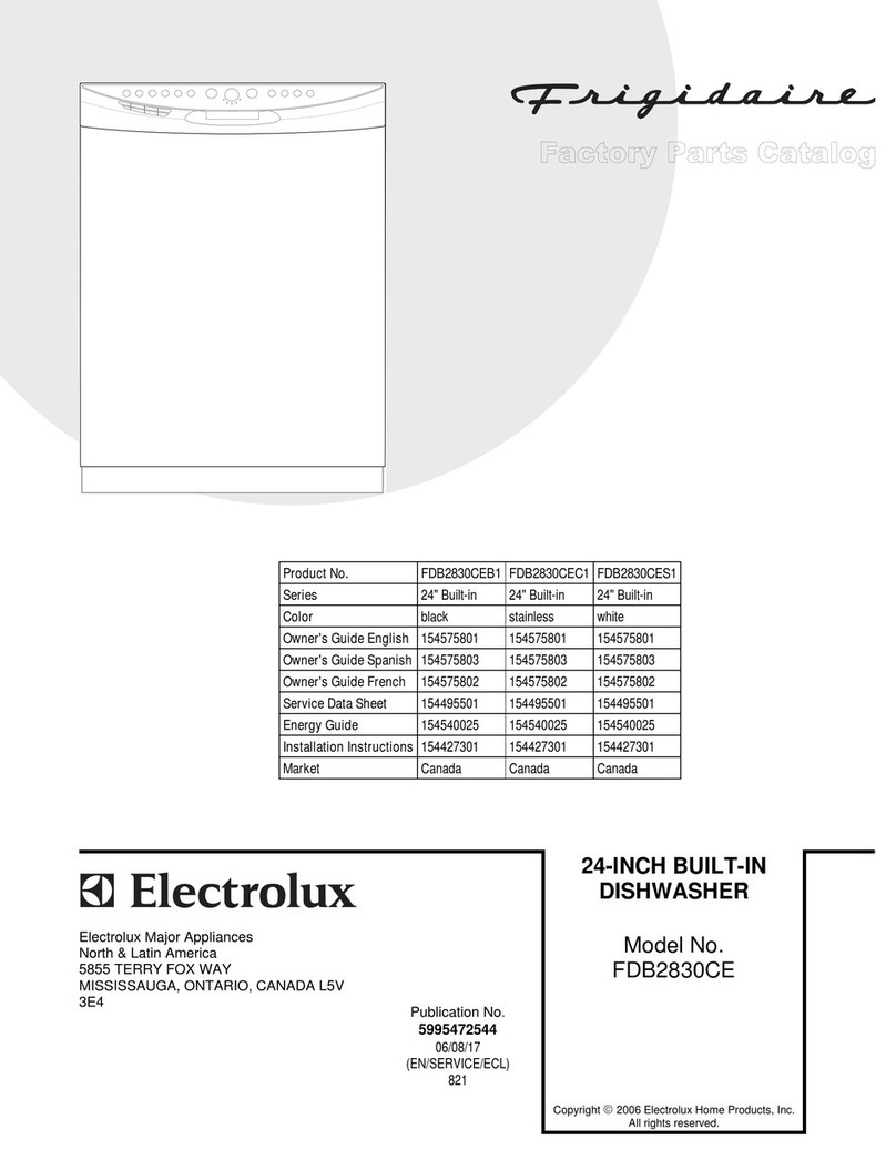Frigidaire FDB2830CE User manual