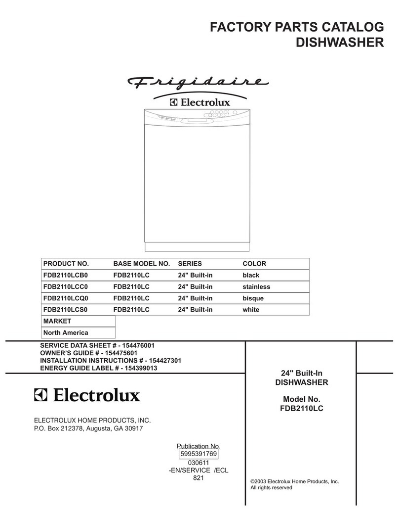 Frigidaire FDB2110LC User manual