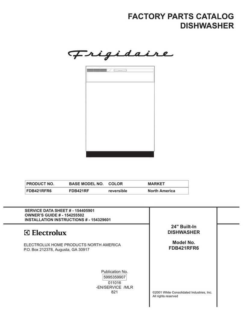 Frigidaire FDB421RFR6 User manual