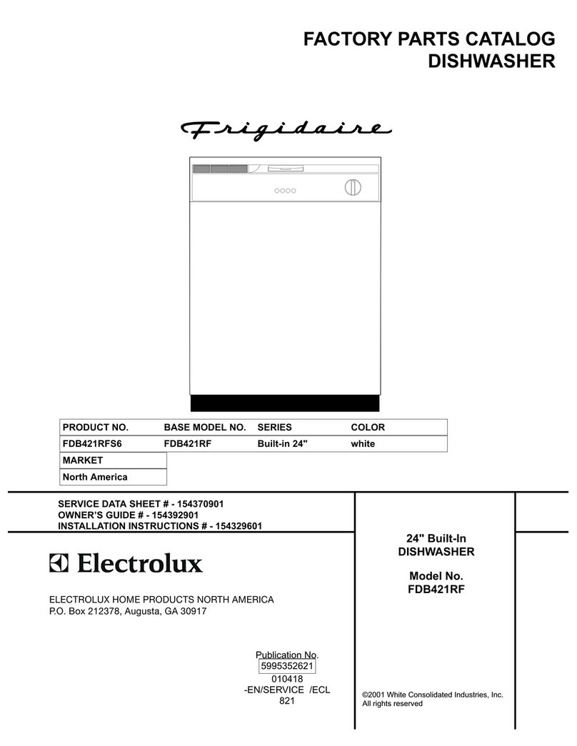 Frigidaire FDB421RF Factory parts catalog