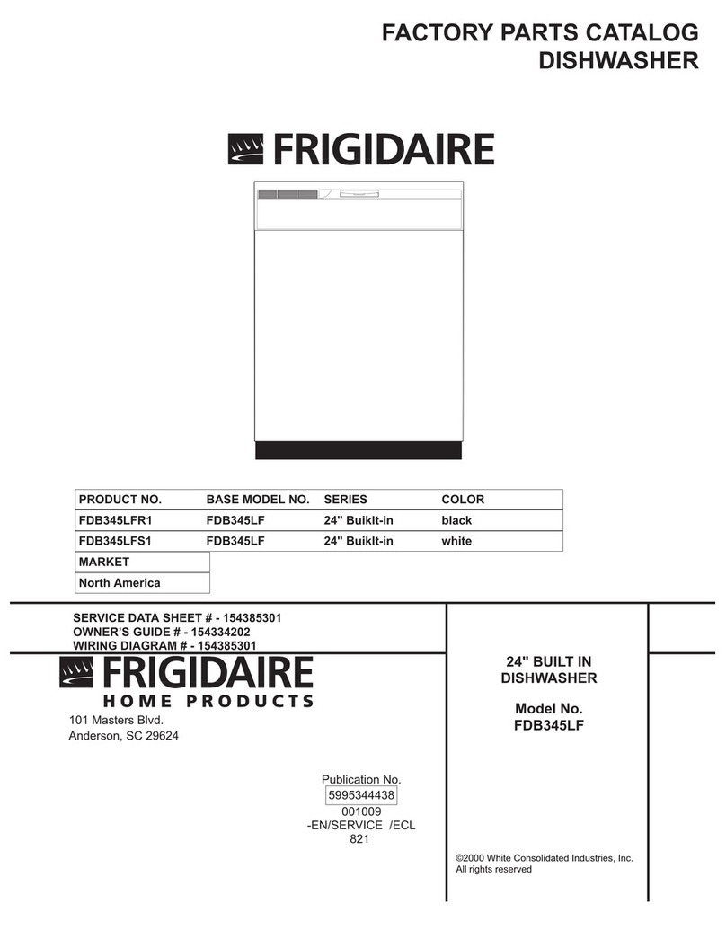 Frigidaire FDB345LF User manual Frigidaire FDB345LF User manual