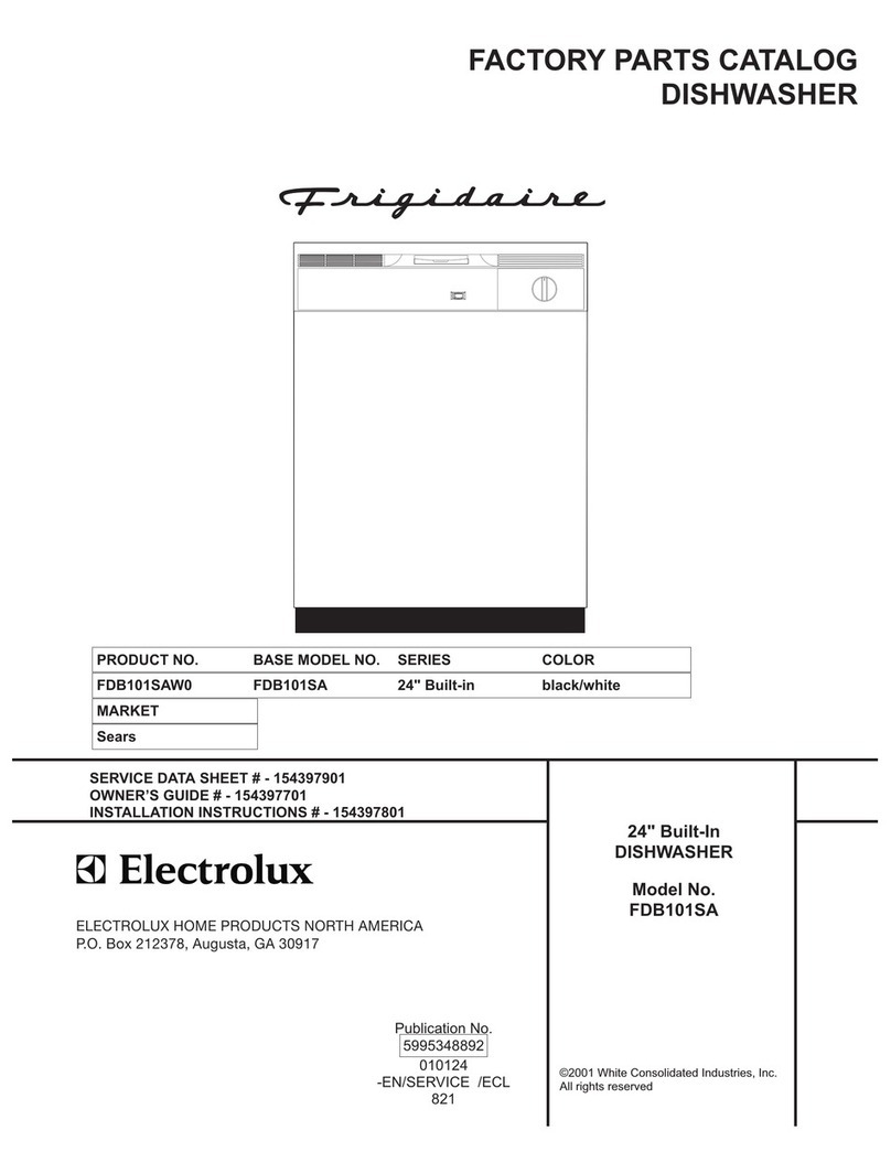 Frigidaire FDB101SA User manual