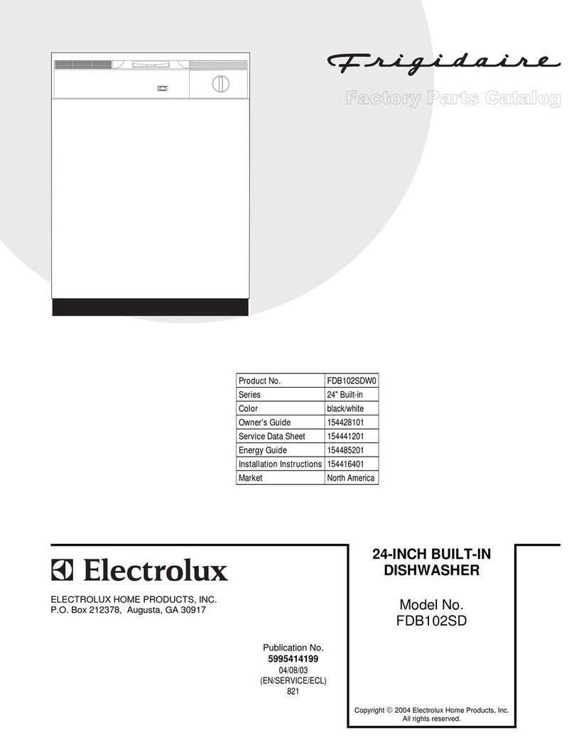 Frigidaire FDB102SD User manual