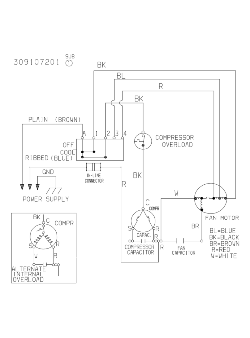 Frigidaire FAC051K7A6 Quick start guide