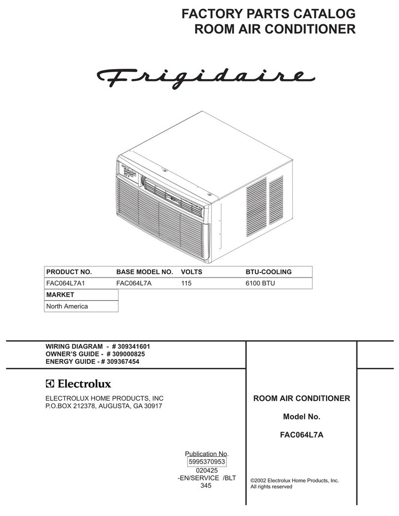 Frigidaire FAC064L7A1 Factory parts catalog