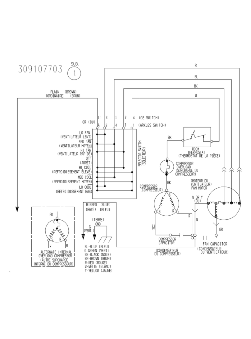 Frigidaire FAA063M7A1 Quick start guide