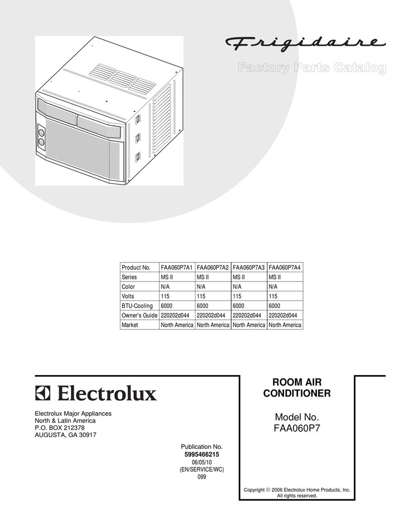 Frigidaire FAA060P7 User manual Frigidaire FAA060P7 User manual