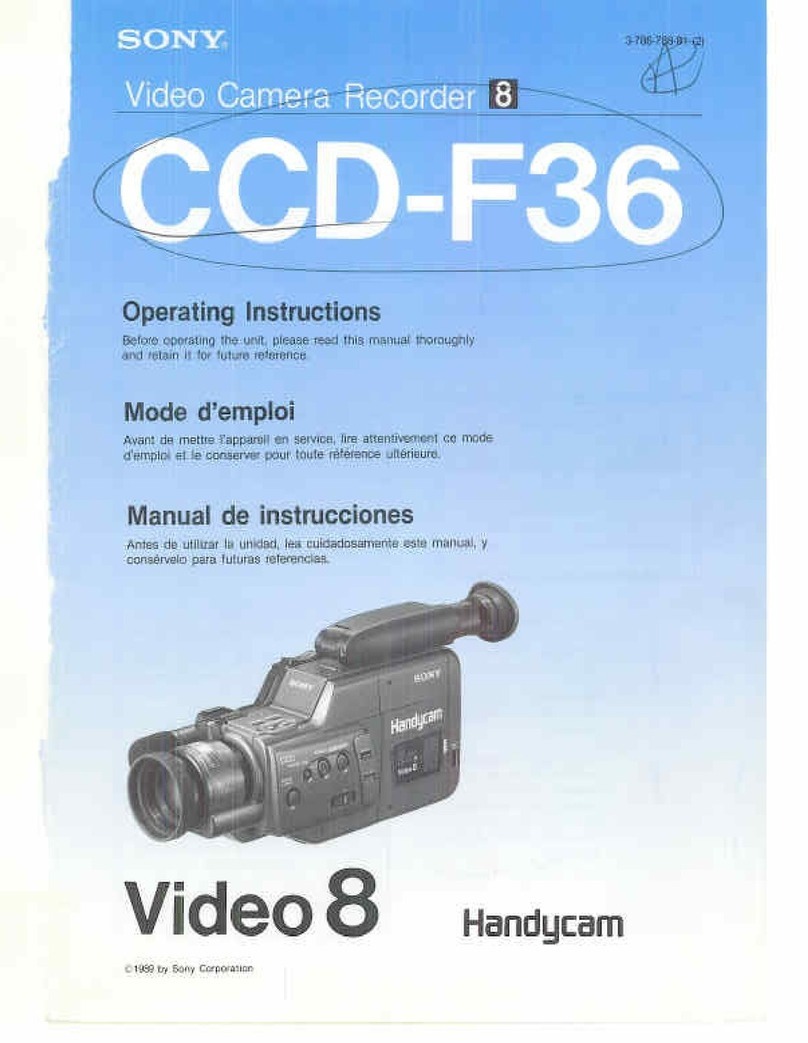 Sony CCD-F36  / Manual de instrucciones / Mode... User manual