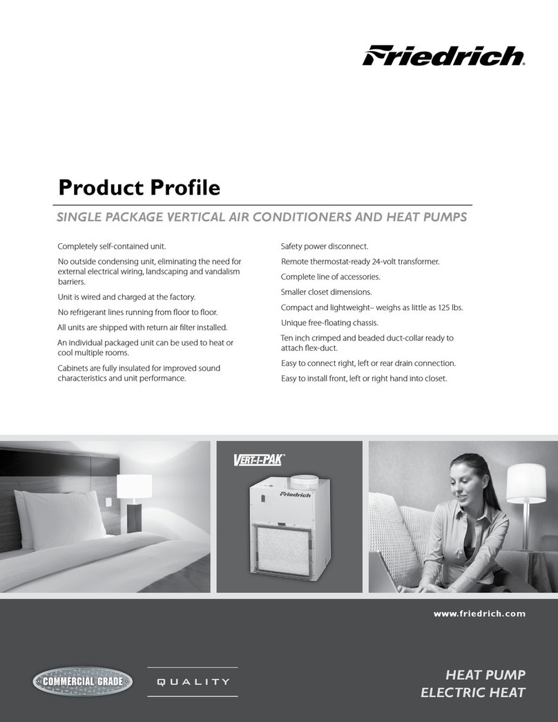 Friedrich VERT-I-PAK VEA09 Product profile