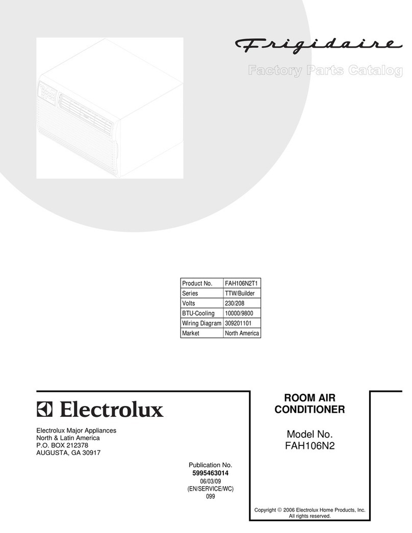 Frigidaire FAH106N2 Quick start guide