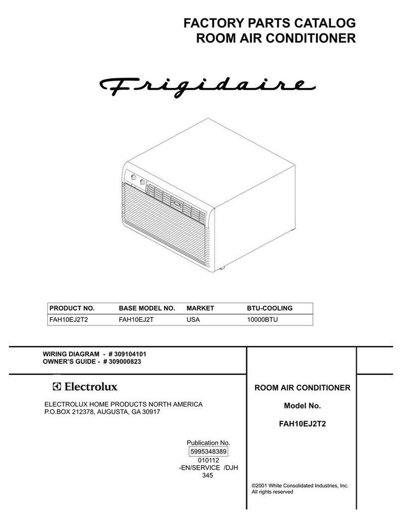 Frigidaire FAH10EJ2T2 User manual