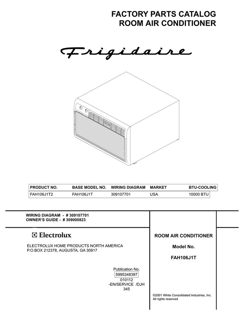 Frigidaire FAH106J1T2 User manual