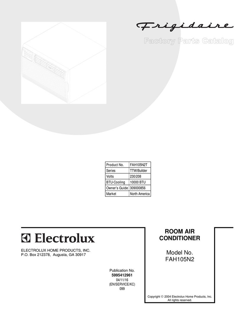 Frigidaire FAH105N2 User manual Frigidaire FAH105N2 User manual