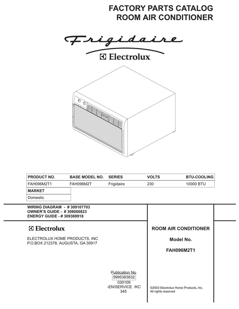 Frigidaire FAH096M2T1 User manual
