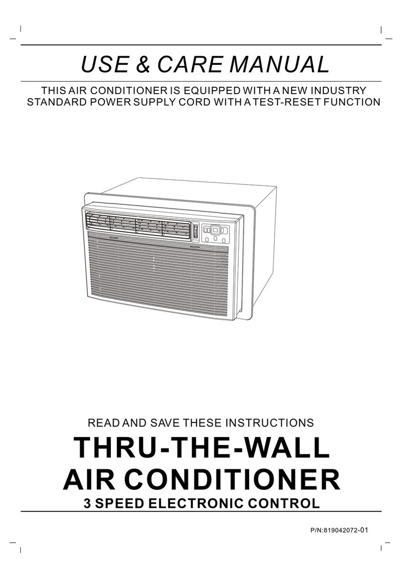 Frigidaire FAH12EP2T1 User manual Frigidaire FAH12EP2T1 User manual