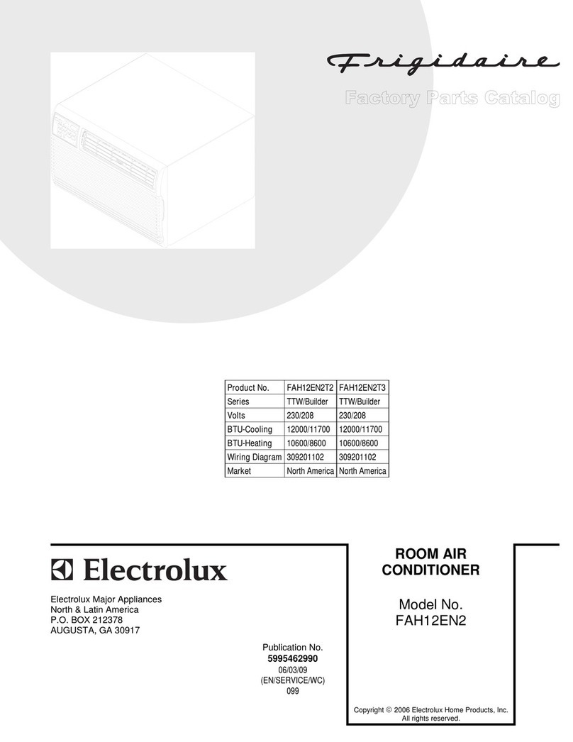 Frigidaire FAH12EN2T User manual Frigidaire FAH12EN2T User manual