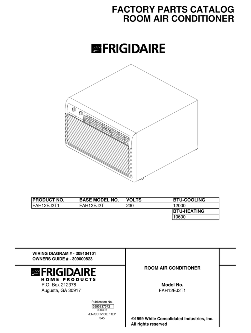 Frigidaire FAH12EJ2T1 User manual Frigidaire FAH12EJ2T1 User manual