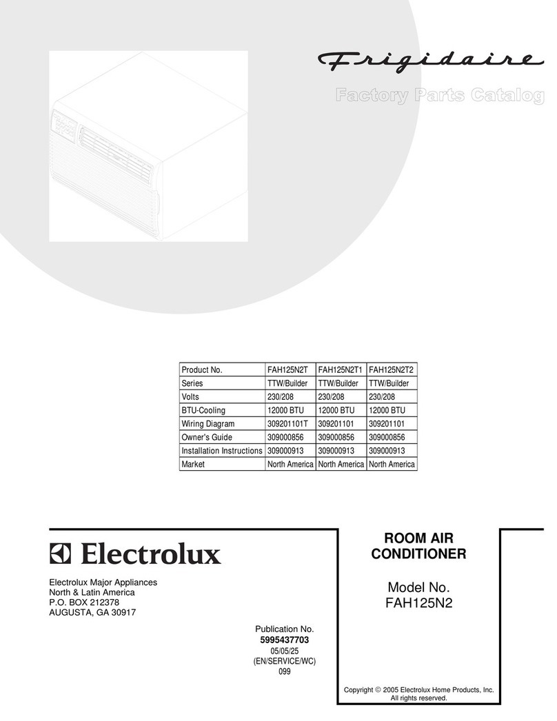 Electrolux FAH125N2 Factory parts catalog