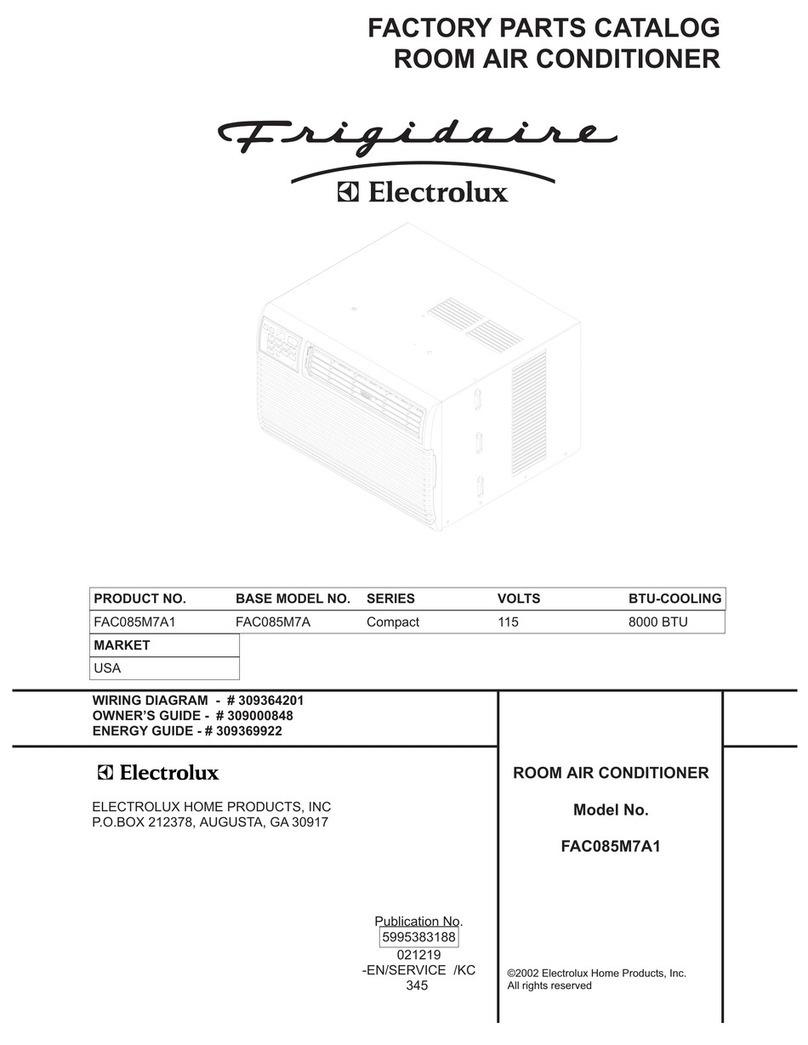 Frigidaire FAC085M7A1 User manual