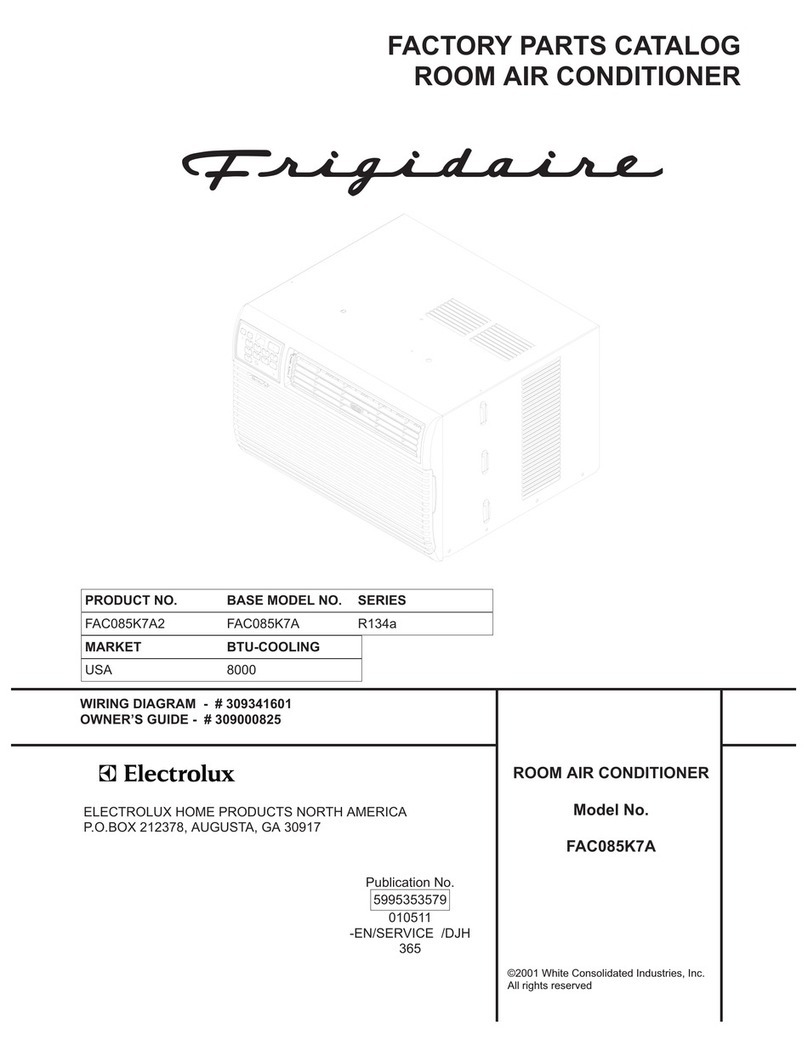 Frigidaire FAC085K7A2 User manual Frigidaire FAC085K7A2 User manual