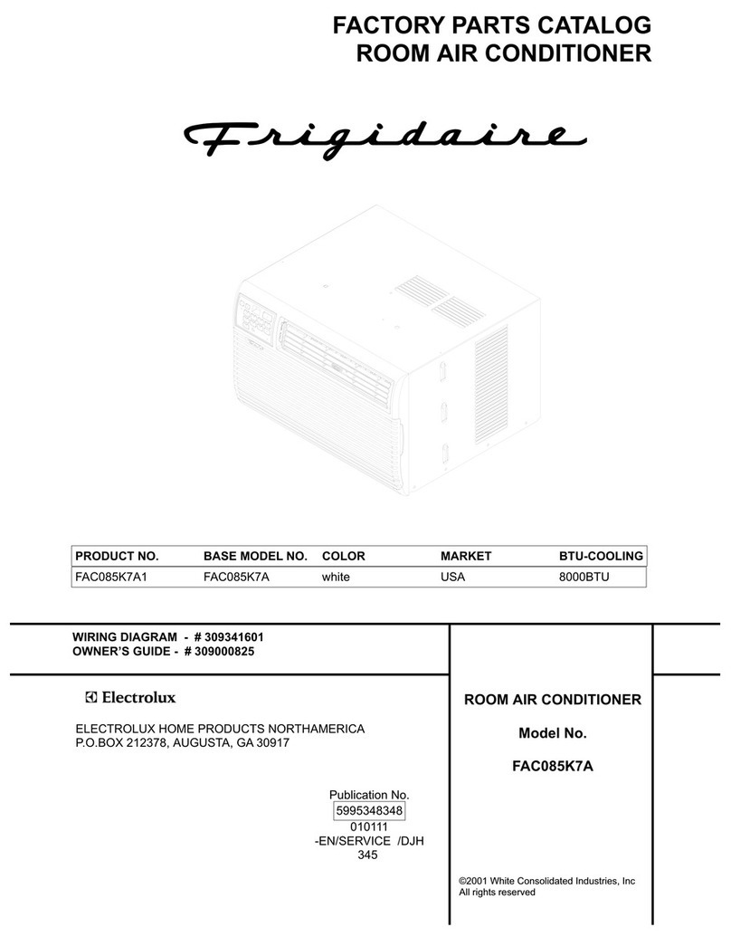 Frigidaire FAC085K7A1 User manual Frigidaire FAC085K7A1 User manual