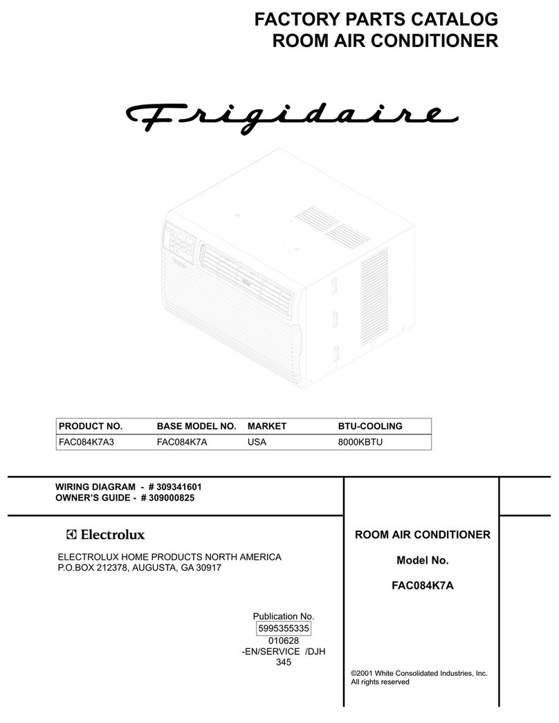 Frigidaire FAC084K7A3 User manual Frigidaire FAC084K7A3 User manual