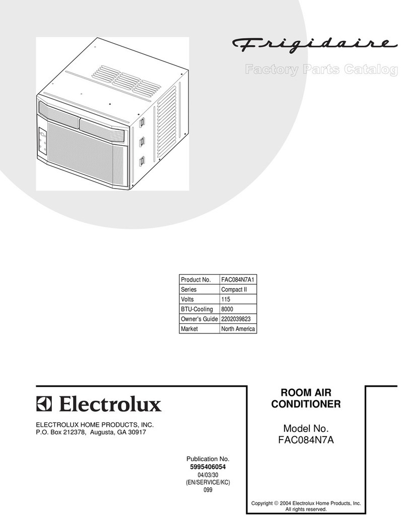 Frigidaire FAC084N7A User manual Frigidaire FAC084N7A User manual