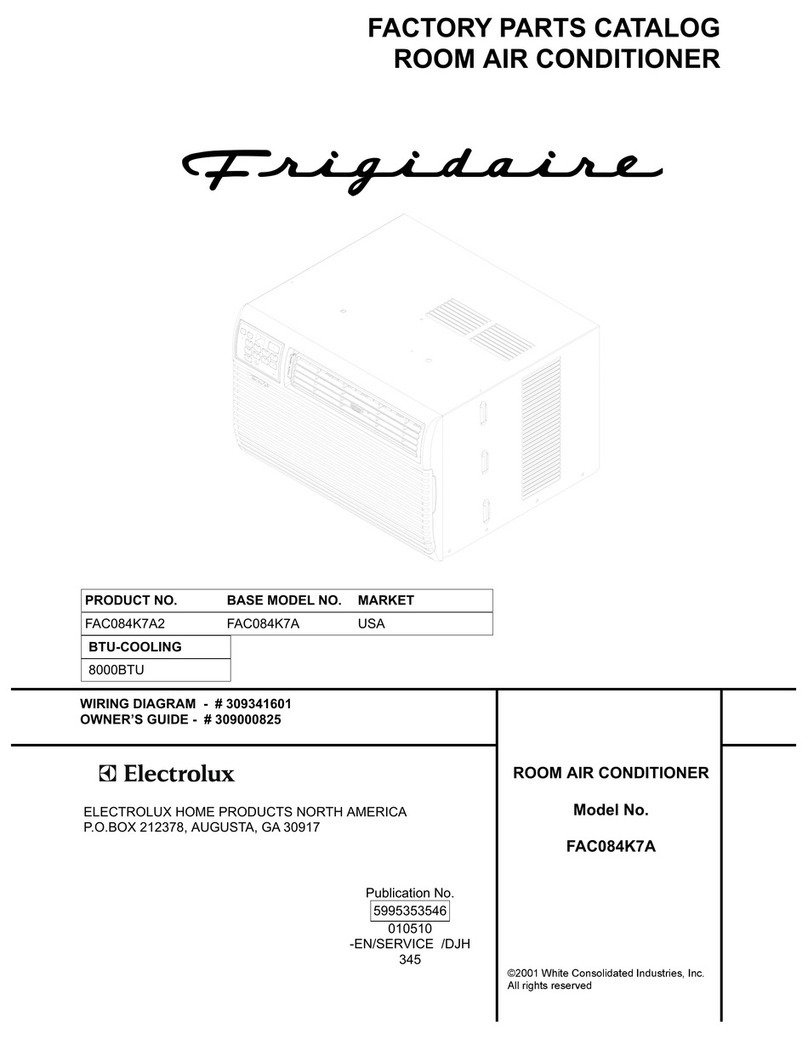 Frigidaire FAC084K7A2 User manual