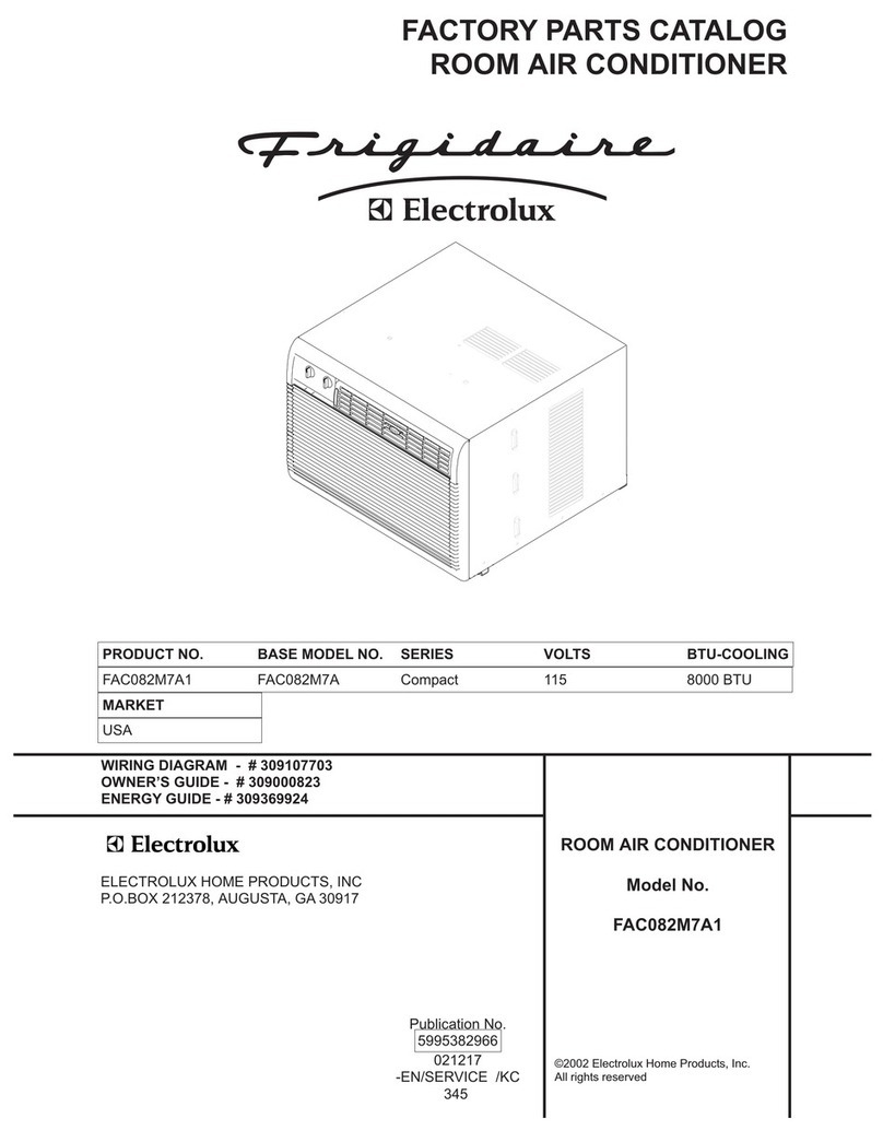 Frigidaire FAC082M7A1 User manual Frigidaire FAC082M7A1 User manual