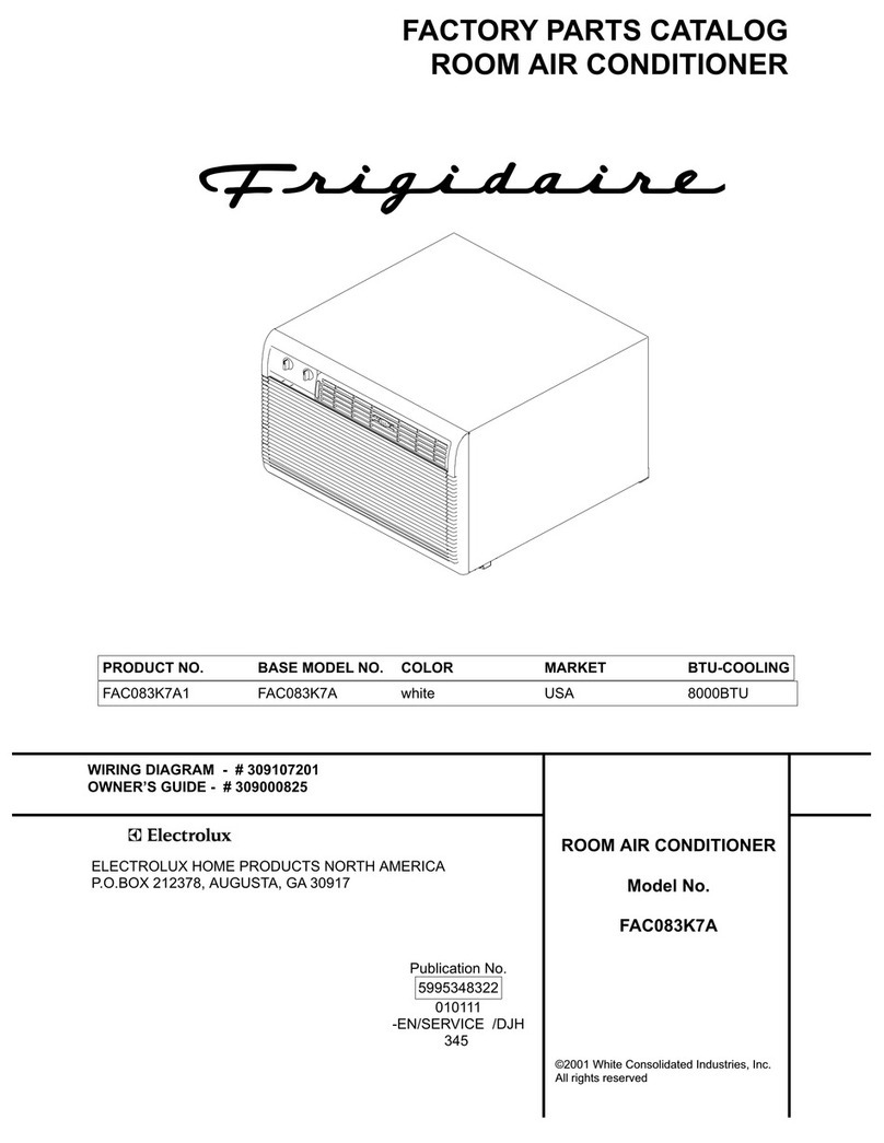 Frigidaire FAC083K7A1 User manual Frigidaire FAC083K7A1 User manual