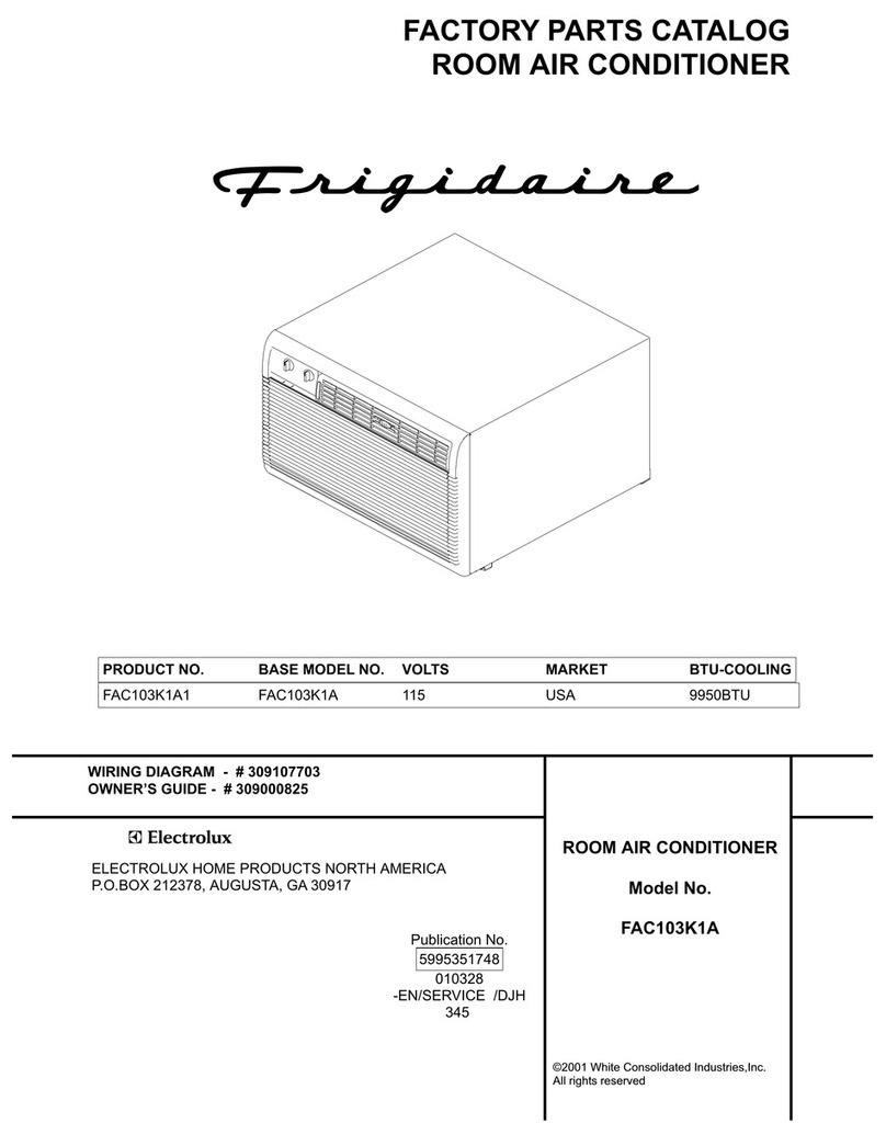 Frigidaire FAC103K1A1 User manual Frigidaire FAC103K1A1 User manual