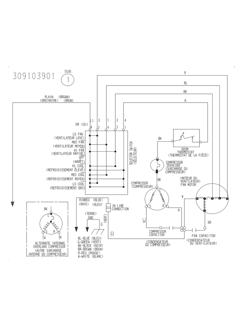 Frigidaire FAC103J1A2 Quick start guide Frigidaire FAC103J1A2 Quick start guide