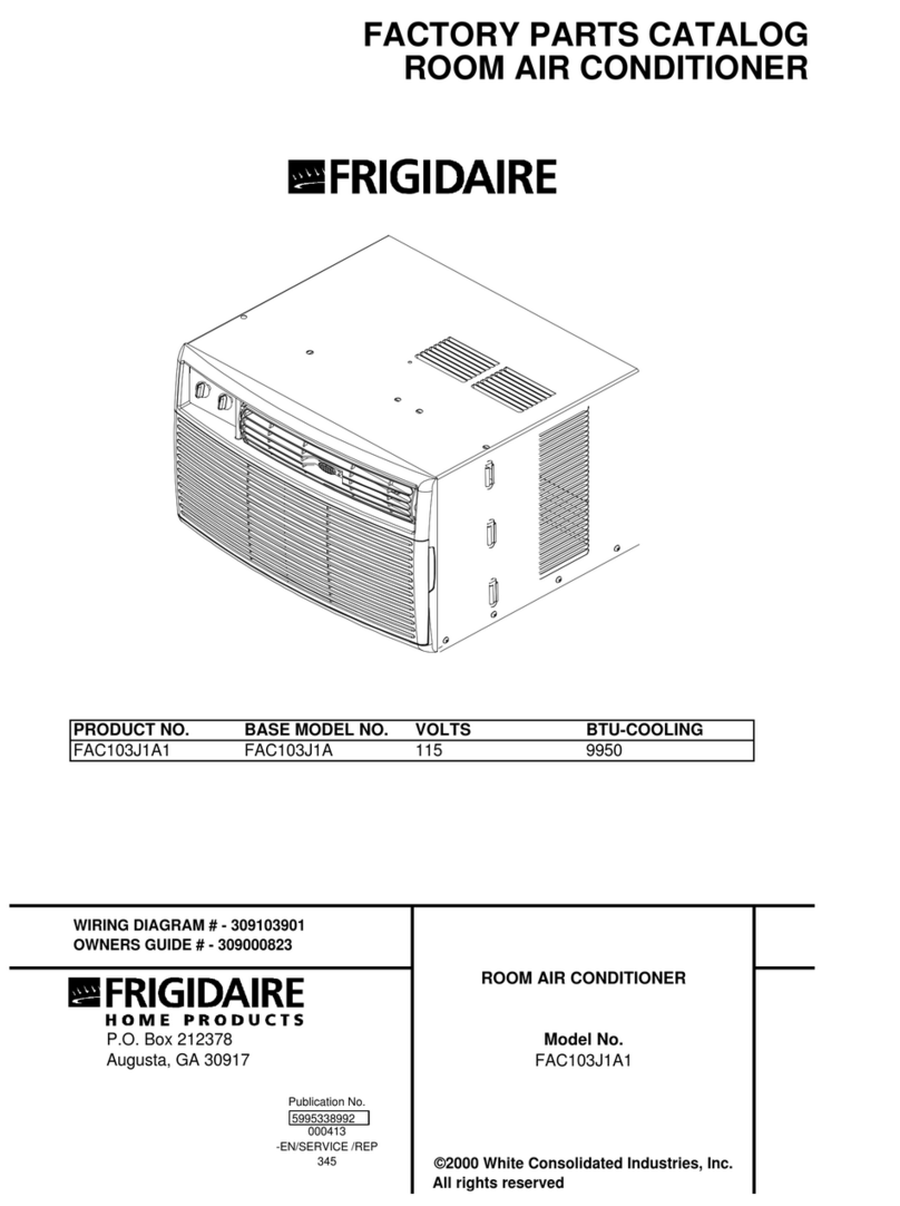 Frigidaire FAC103J1A1 User manual