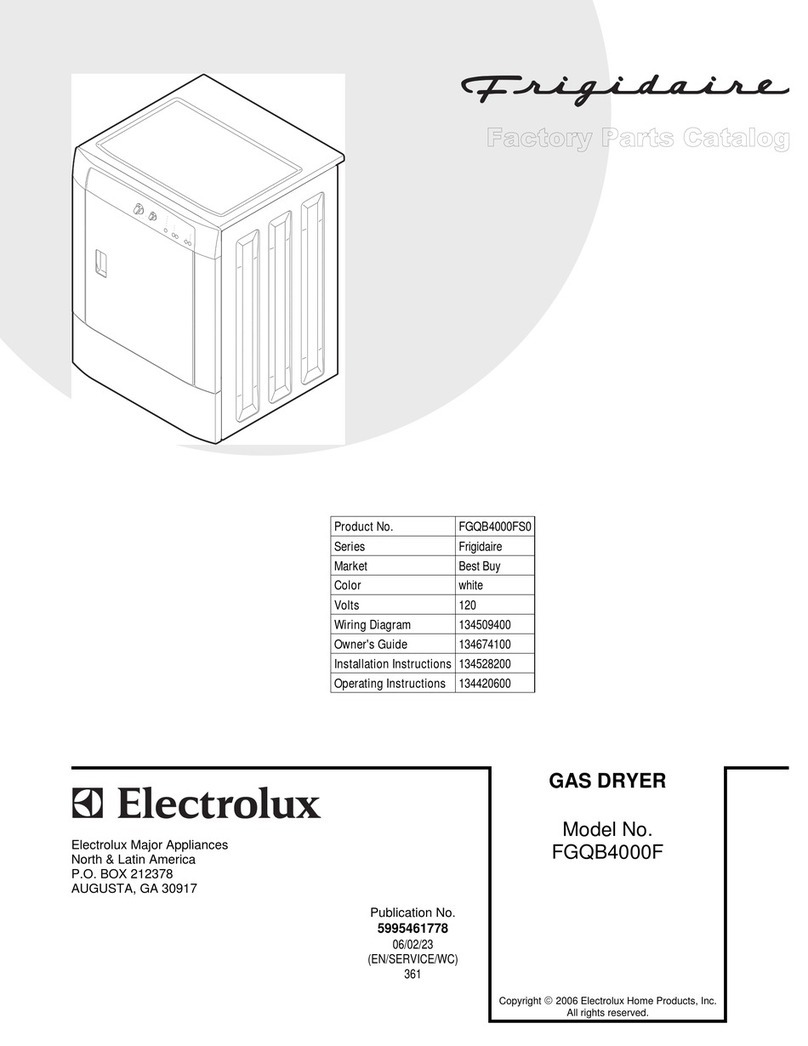 Frigidaire FGQB4000F User manual