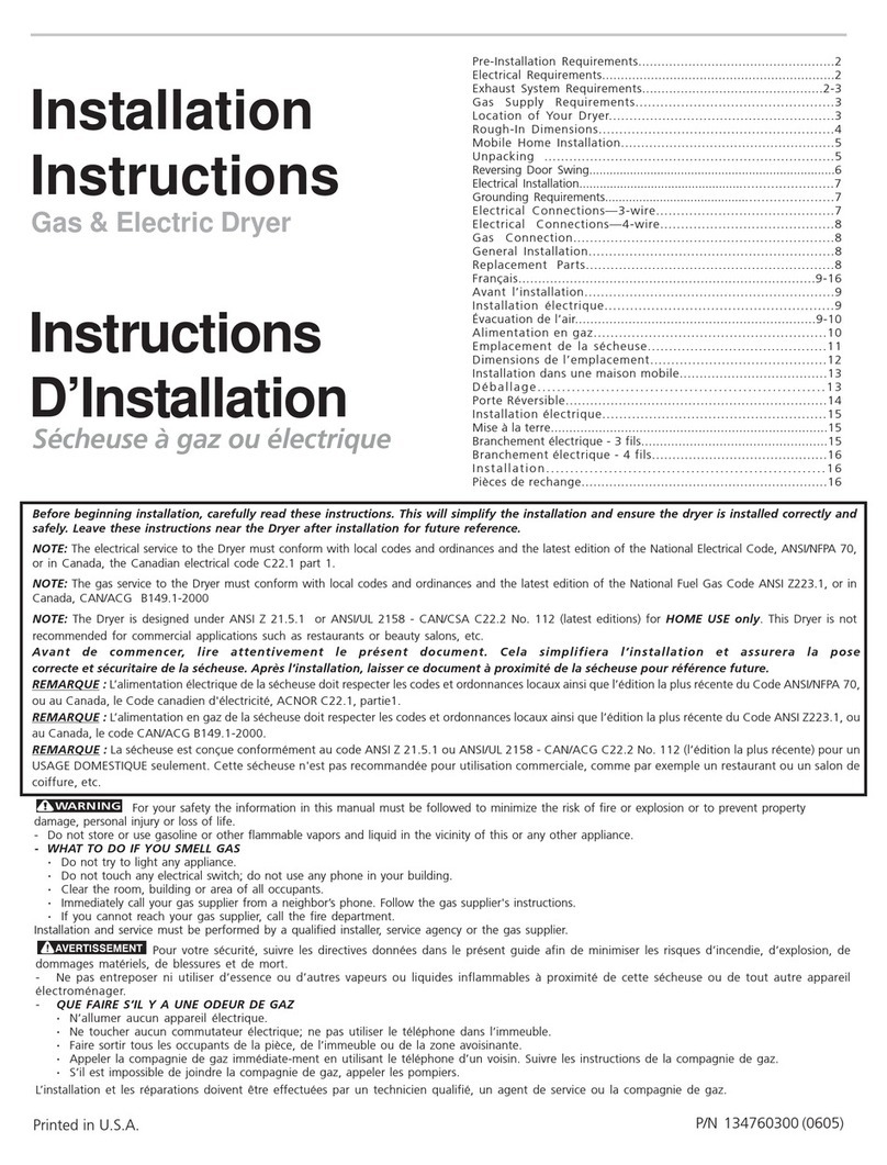 Frigidaire AEQ7000CEG0 User manual