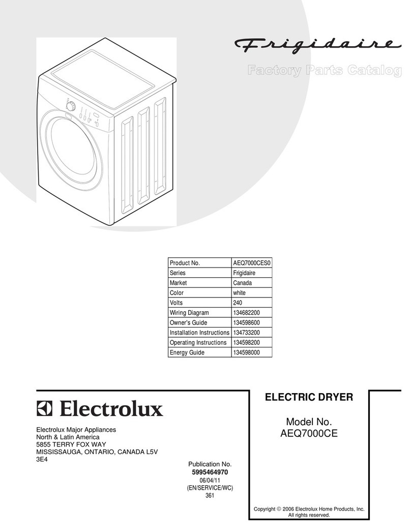 Frigidaire AEQ7000CE Factory parts catalog