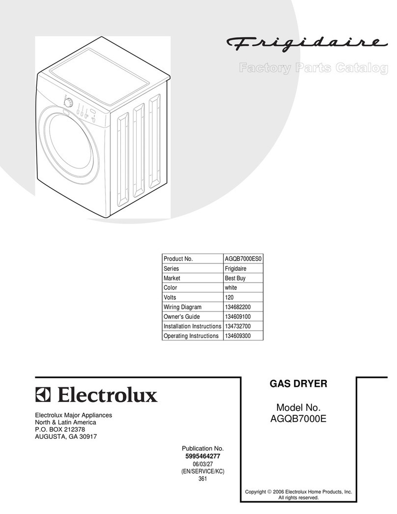 Frigidaire AGQB7000E Factory parts catalog